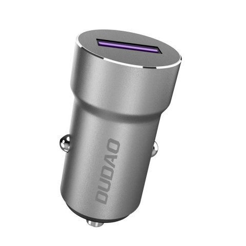 Szybka ładowarka samochodowa USB do gniazda zapalniczki 5A 22,5W QC VOOC szary Szybka ładowarka samochodowa USB do gniazda zapalniczki 5A 22,5W QC VOOC szary