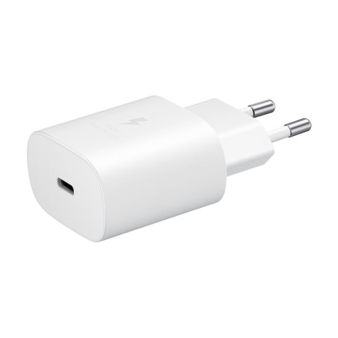 2w1 Ładowarka sieciowa 25W + kabel przewód USB-C 1m biały 2w1 Ładowarka sieciowa 25W + kabel przewód USB-C 1m biały