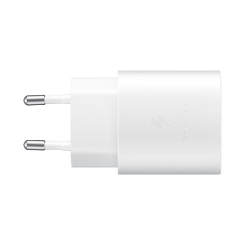 2w1 Ładowarka sieciowa 25W + kabel przewód USB-C 1m biały 2w1 Ładowarka sieciowa 25W + kabel przewód USB-C 1m biały
