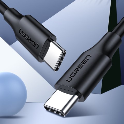 Kabel przewód USB-C do ładowania i transferu danych 3A 2m czarny Kabel przewód USB-C do ładowania i transferu danych 3A 2m czarny