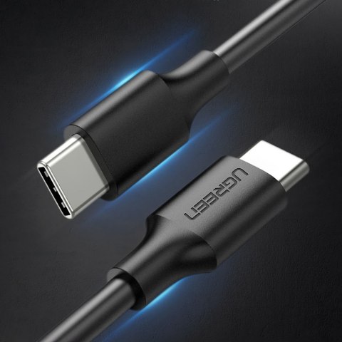 Kabel przewód USB-C do ładowania i transferu danych 3A 2m czarny Kabel przewód USB-C do ładowania i transferu danych 3A 2m czarny