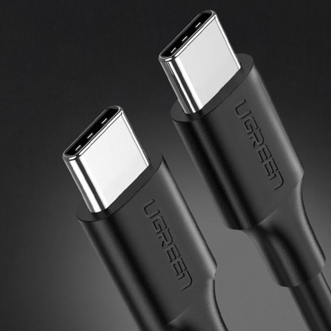 Kabel przewód USB-C do ładowania i transferu danych 3A 2m czarny Kabel przewód USB-C do ładowania i transferu danych 3A 2m czarny