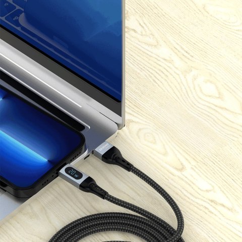 Kabel przewód do iPhone do szybkiego ładowania USB-C - Lightning PD 20W 1m czarny Kabel przewód do iPhone do szybkiego ładowania USB-C - Lightning PD 20W 1m czarny