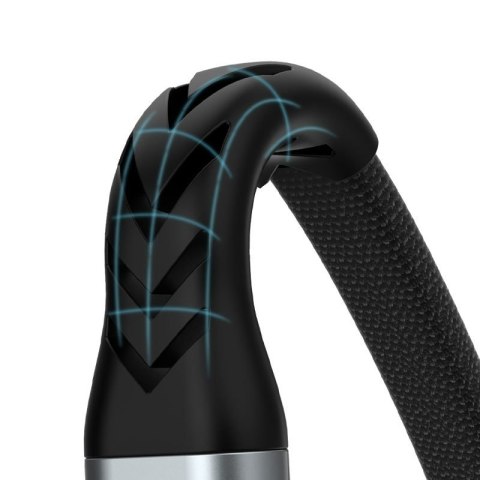 Kabel przewód płaski króki USB-C - USB-C L10C PD 100W 23cm czarny Kabel przewód płaski króki USB-C - USB-C L10C PD 100W 23cm czarny