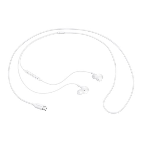 Przewodowe słuchawki dokanałowe AKG złącze USB-C biały Przewodowe słuchawki dokanałowe AKG złącze USB-C biały