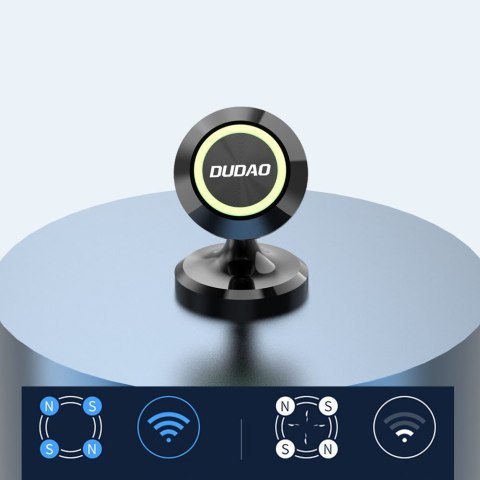 Uchwyt samochodowy na telefon F6H+ magnetyczny na deskę czarny Uchwyt samochodowy na telefon F6H+ magnetyczny na deskę czarny