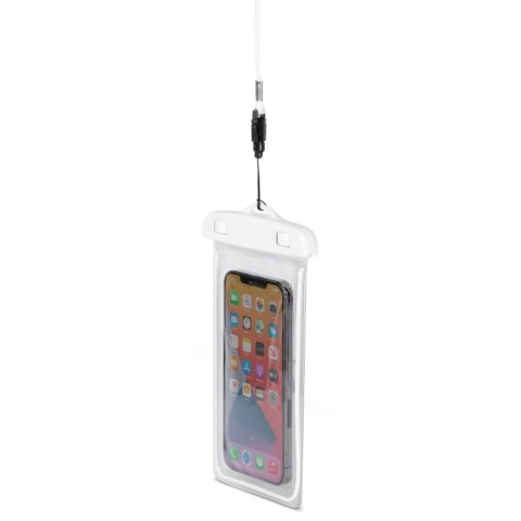 Etui wodoszczelne na telefon PVC ze smyczą Outdoor - białe Etui wodoszczelne na telefon PVC ze smyczą Outdoor - białe