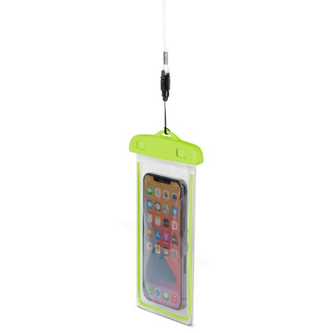 Etui wodoszczelne na telefon PVC ze smyczą Outdoor - zielone Etui wodoszczelne na telefon PVC ze smyczą Outdoor - zielone
