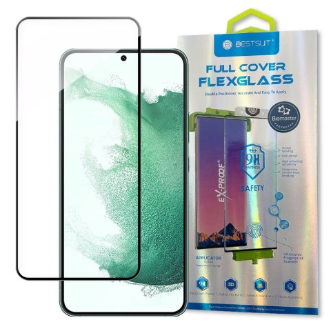 Folia szklana szkło hartowane na cały ekran z ramką Samsung Galaxy S22+ przezroczysty Folia szklana szkło hartowane na cały ekran z ramką Samsung Galaxy S22+ przezroczysty
