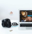 Kabel przewód przejściówka USB - miniUSB 480 Mbps 2m czarny