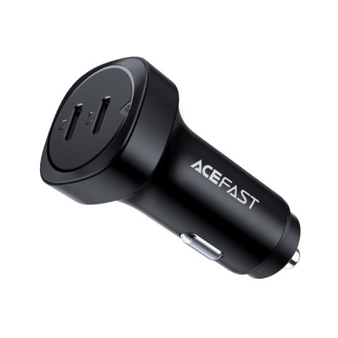 Ładowarka samochodowa 72W 2x USB-C Power Delivery QC 3.0 czarny Ładowarka samochodowa 72W 2x USB-C Power Delivery QC 3.0 czarny