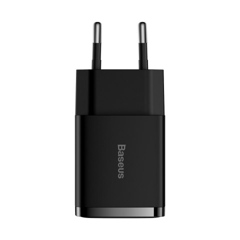 Ładowarka sieciowa Compact 2x USB 10.5W czarny Ładowarka sieciowa Compact 2x USB 10.5W czarny