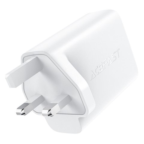 Ładowarka sieciowa angielska A32 GaN dwa porty USB-C PD 50W wtyczka UK czarny Ładowarka sieciowa angielska A32 GaN dwa porty USB-C PD 50W wtyczka UK czarny