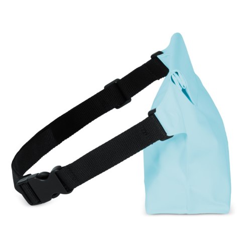 Saszetka nerka wodoodporna PVC na telefon dokumenty Outdoor - jasnoniebieska Saszetka nerka wodoodporna PVC na telefon dokumenty Outdoor - jasnoniebieska