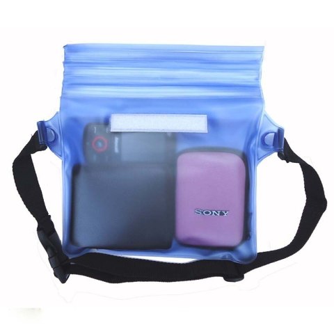 Saszetka nerka wodoodporna PVC na telefon dokumenty Outdoor - szara Saszetka nerka wodoodporna PVC na telefon dokumenty Outdoor - szara