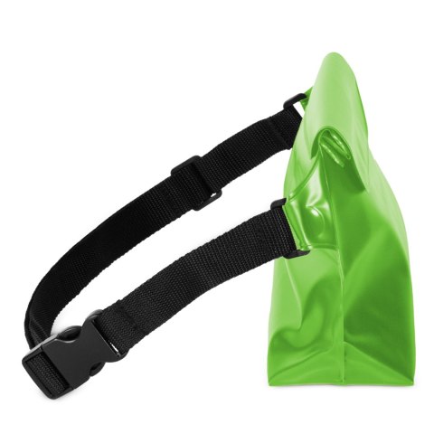Saszetka nerka wodoodporna PVC na telefon dokumenty Outdoor - zielona Saszetka nerka wodoodporna PVC na telefon dokumenty Outdoor - zielona