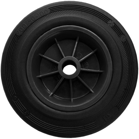 Koło kółko do kontenera wózka przelotowe dewulkanizowane 200/50-100mm Koło kółko do kontenera wózka przelotowe dewulkanizowane 200/50-100mm