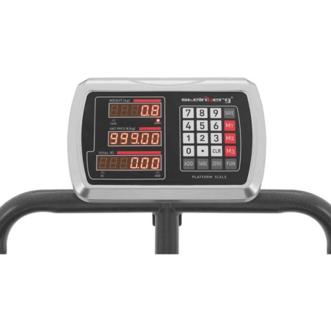 Waga platformowa przemysłowa na kółkach 600 kg / 100 g LCD Waga platformowa przemysłowa na kółkach 600 kg / 100 g LCD