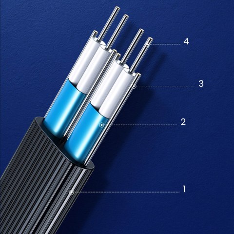 Kabel przewód płaski kątowy SATA 1.0-3.0 do 5Gb/s 0.5m - czarny Kabel przewód płaski kątowy SATA 1.0-3.0 do 5Gb/s 0.5m - czarny