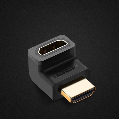 Wtyczka kątowa przejściówka do gniazda HDMI czarny Wtyczka kątowa przejściówka do gniazda HDMI czarny