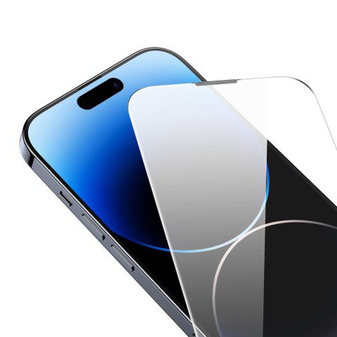 2x Szkło hartowane do iPhone 14 Pro Max na cały ekran z osłoną na głośnik 0.3mm 2x Szkło hartowane do iPhone 14 Pro Max na cały ekran z osłoną na głośnik 0.3mm