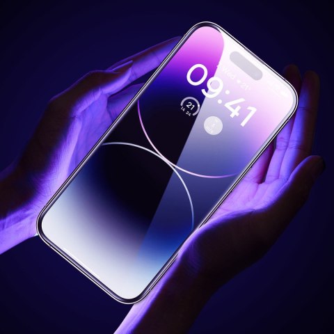 2x Szkło hartowane do iPhone 14 Pro Max na cały ekran z osłoną na głośnik 0.3mm 2x Szkło hartowane do iPhone 14 Pro Max na cały ekran z osłoną na głośnik 0.3mm