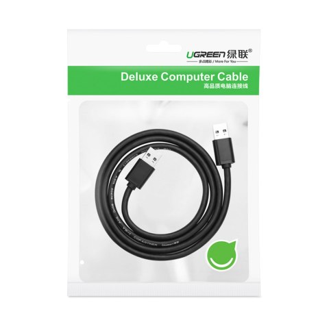 Elastyczny giętki kabel przewód USB 2.0 480Mb/s 1.5m czarny Elastyczny giętki kabel przewód USB 2.0 480Mb/s 1.5m czarny