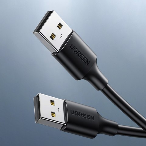 Elastyczny giętki kabel przewód USB 2.0 480Mb/s 25cm czarny Elastyczny giętki kabel przewód USB 2.0 480Mb/s 25cm czarny