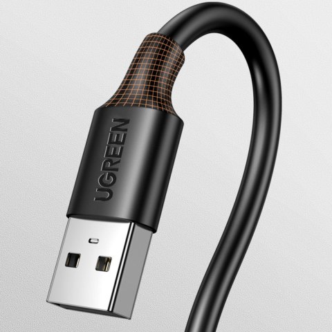 Elastyczny giętki kabel przewód USB 2.0 480Mb/s 25cm czarny Elastyczny giętki kabel przewód USB 2.0 480Mb/s 25cm czarny