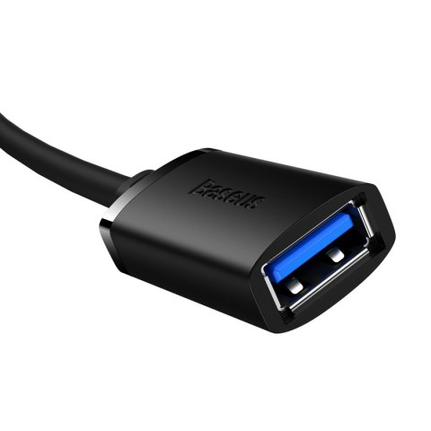 Przedłużacz kabla przewodu USB 3.0 1m czarny Przedłużacz kabla przewodu USB 3.0 1m czarny
