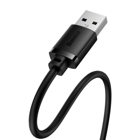 Przedłużacz kabla przewodu USB 3.0 1m czarny Przedłużacz kabla przewodu USB 3.0 1m czarny