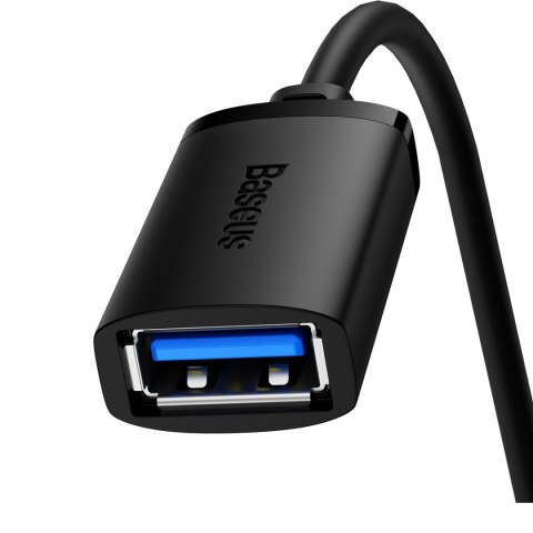 Przedłużacz kabla przewodu USB 3.0 1m czarny Przedłużacz kabla przewodu USB 3.0 1m czarny