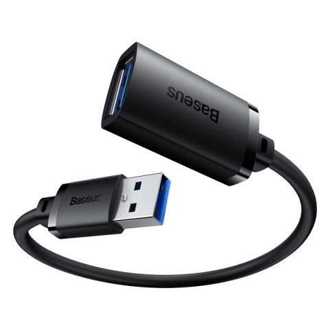 Przedłużacz kabla przewodu USB 3.0 1m czarny Przedłużacz kabla przewodu USB 3.0 1m czarny