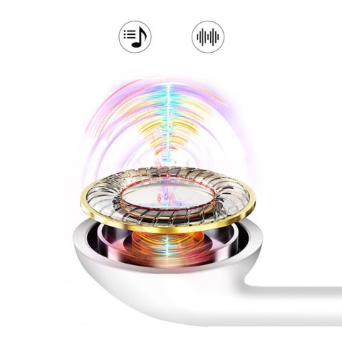 Zestaw słuchawkowy X10S przewodowe słuchawki mini jack 3.5mm biały Zestaw słuchawkowy X10S przewodowe słuchawki mini jack 3.5mm biały