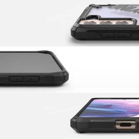 Etui pancerny pokrowiec z ramką Galaxy S21+ 5G Fusion X Design Routine czarny Etui pancerny pokrowiec z ramką Galaxy S21+ 5G Fusion X Design Routine czarny