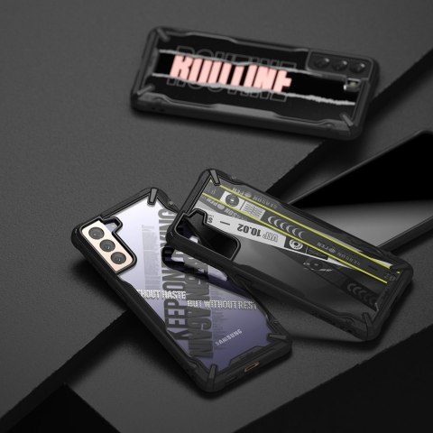 Etui pancerny pokrowiec z ramką Galaxy S21+ 5G Fusion X Design Routine czarny Etui pancerny pokrowiec z ramką Galaxy S21+ 5G Fusion X Design Routine czarny