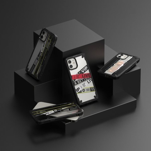 Etui pancerny pokrowiec z ramką iPhone 12 mini Fusion X Design Routine czarny Etui pancerny pokrowiec z ramką iPhone 12 mini Fusion X Design Routine czarny