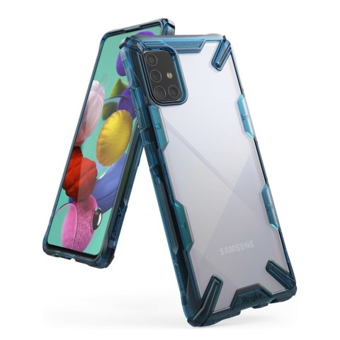 Etui pokrowiec pancerny Fusion X z ramką do Galaxy M31s niebieski Etui pokrowiec pancerny Fusion X z ramką do Galaxy M31s niebieski