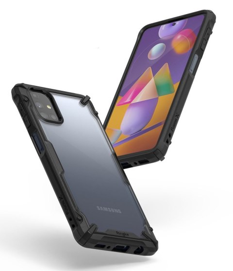 Etui pokrowiec pancerny Fusion X z ramką do Galaxy M31s niebieski Etui pokrowiec pancerny Fusion X z ramką do Galaxy M31s niebieski