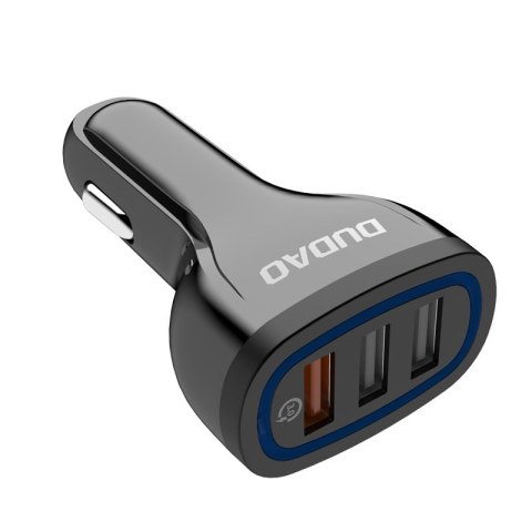 Ładowarka samochodowa 3x USB Quick Charge 3.0 QC3.0 2.4A 18W czarny Ładowarka samochodowa 3x USB Quick Charge 3.0 QC3.0 2.4A 18W czarny