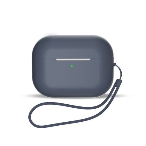 Silikonowe etui do słuchawek AirPods 1 / 2 + pasek smycz na nadgarstek niebieskie Silikonowe etui do słuchawek AirPods 1 / 2 + pasek smycz na nadgarstek niebieskie