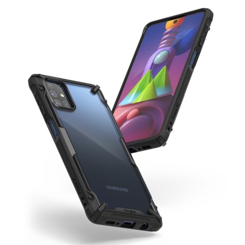 Wytrzymałe wzmacniane etui do telefonu GALAXY M51 FUSION X CAMO czarny Wytrzymałe wzmacniane etui do telefonu GALAXY M51 FUSION X CAMO czarny