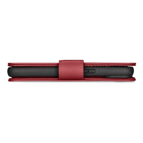 2w1 etui skórzany pokrowiec z klapką iPhone 14 Anti-RFID Wallet Case czerwony 2w1 etui skórzany pokrowiec z klapką iPhone 14 Anti-RFID Wallet Case czerwony