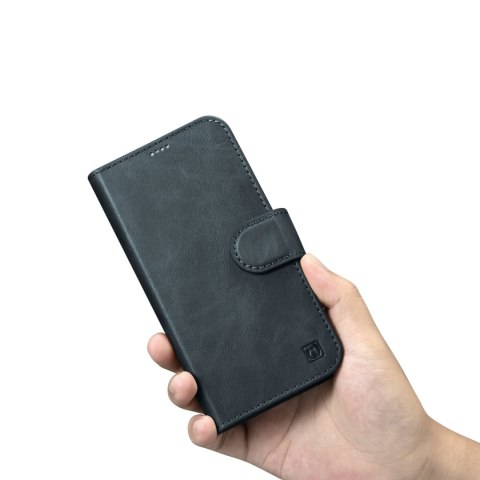 2w1 etui skórzany pokrowiec z klapką iPhone 14 Pro Max Anti-RFID Oil Wax Wallet Case niebieski 2w1 etui skórzany pokrowiec z klapką iPhone 14 Pro Max Anti-RFID Oil Wax Wallet Case niebieski