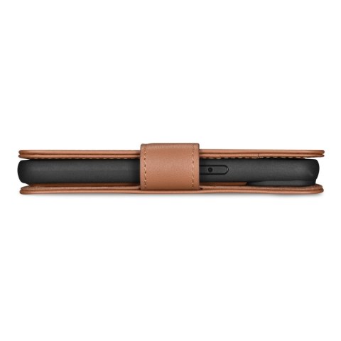 2w1 etui skórzany pokrowiec z klapką iPhone 14 Pro Max Anti-RFID Wallet Case brązowy 2w1 etui skórzany pokrowiec z klapką iPhone 14 Pro Max Anti-RFID Wallet Case brązowy