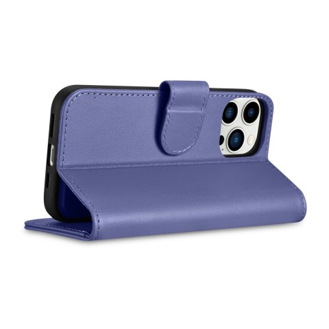 2w1 etui skórzany pokrowiec z klapką iPhone 14 Pro Max Anti-RFID Wallet Case jasnofioletowy 2w1 etui skórzany pokrowiec z klapką iPhone 14 Pro Max Anti-RFID Wallet Case jasnofioletowy