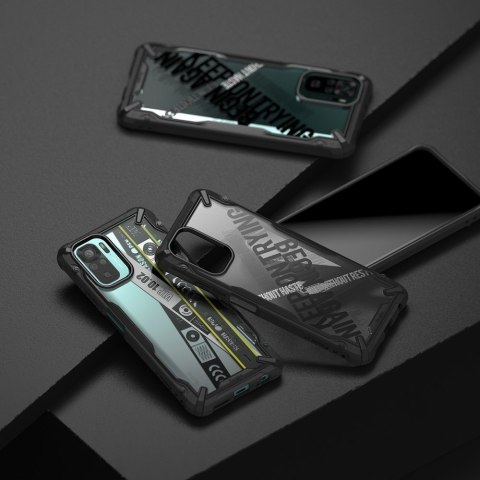 Etui pancerny pokrowiec z ramką Xiaomi Redmi Note 10 / 10S Fusion X Design Cross czarny Etui pancerny pokrowiec z ramką Xiaomi Redmi Note 10 / 10S Fusion X Design Cross czarny