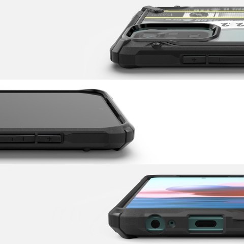 Etui pancerny pokrowiec z ramką Xiaomi Redmi Note 10 / 10S Fusion X Design Cross czarny Etui pancerny pokrowiec z ramką Xiaomi Redmi Note 10 / 10S Fusion X Design Cross czarny