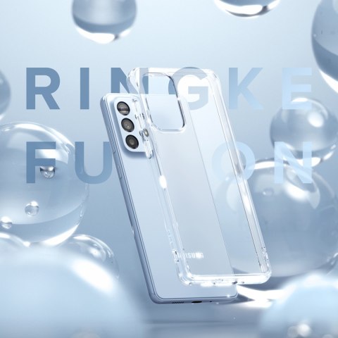 Etui pokrowiec z żelową ramką Galaxy A73 Fusion Matte czarny Etui pokrowiec z żelową ramką Galaxy A73 Fusion Matte czarny