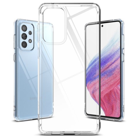 Etui pokrowiec z żelową ramką Galaxy A73 Fusion przezroczysty Etui pokrowiec z żelową ramką Galaxy A73 Fusion przezroczysty